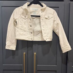 Cat & Jack Kids Off-White Jean Jacket